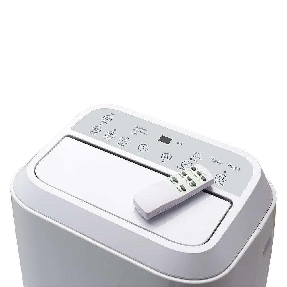 Ar Condicionado Portátil Philco PAC12000F5, 220V, 3 Velocidades, Display Digital, Branco - 56652084 Ar Condicionado Portátil Philco PAC12000F5, 220V, 3 Velocidades, Display Digital, Branco - 56652084