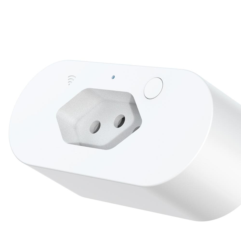 Tomada Inteligente HB Tech WiFi, Branco - HB-T001 Tomada Inteligente HB Tech WiFi, Branco - HB-T001