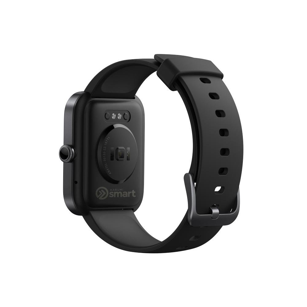 SmartWatch KaBuM! smart 700, Preto, Pulseira Extra Azul Escuro, Compatível IoT Alexa - KBSAC003