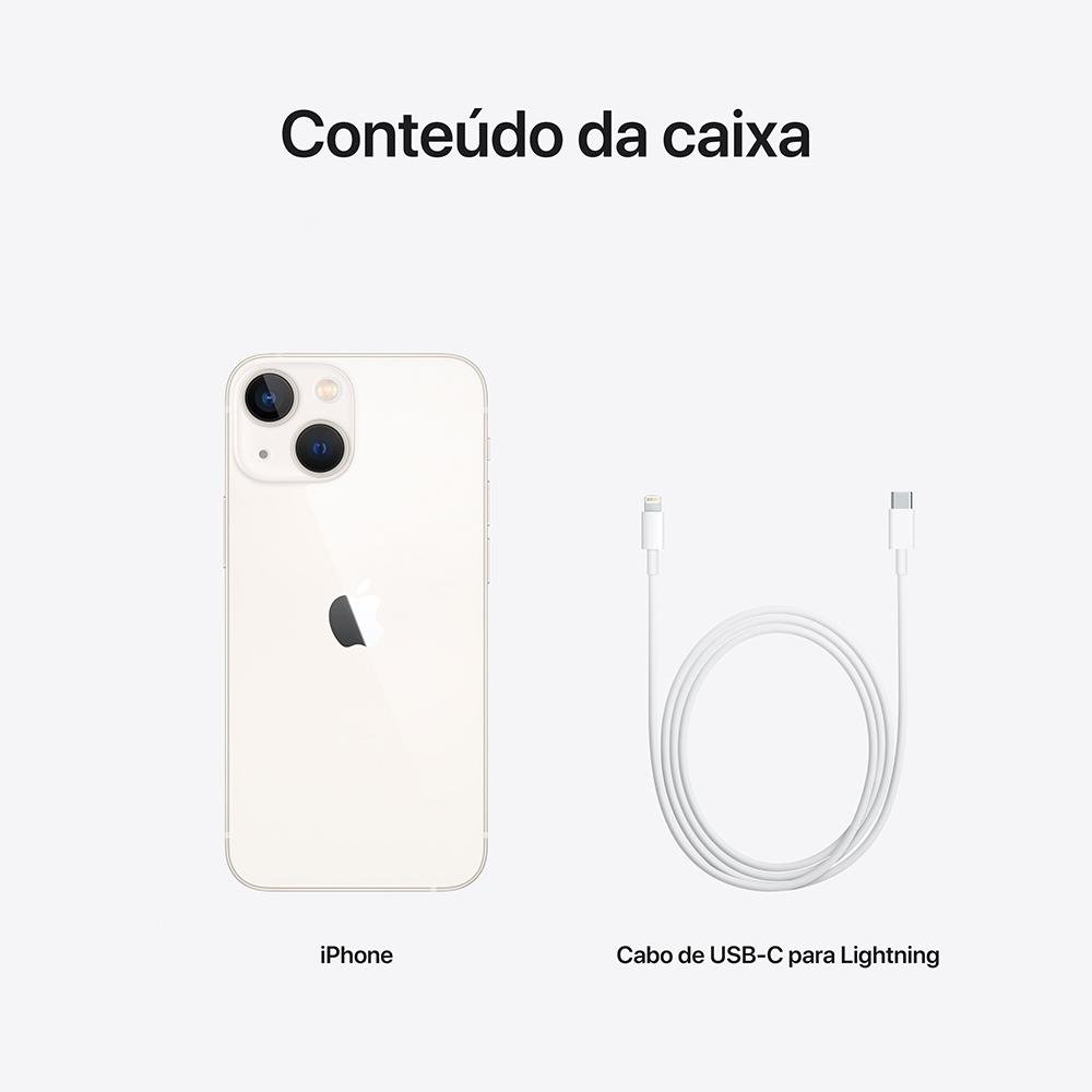 iPhone 13 mini 128GB Estelar 5G, Chip A15 | KaBuM!