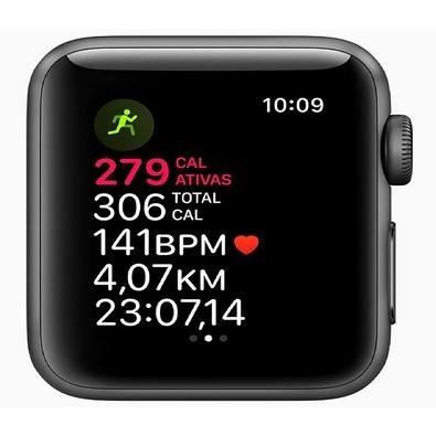 Apple Watch Esportivo S3 38mm Preto KaBuM