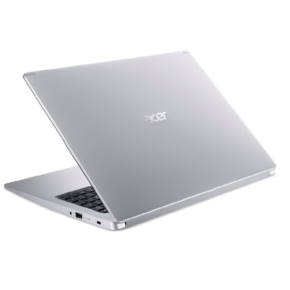 Notebook Acer Aspire 5 Intel Core i3-10110U, 4GB RAM, SSD 256GB NVMe, 15.6" FHD Ultrafino, Windows 10 Home, Prata - A515-54-34LD Notebook Acer Aspire 5 Intel Core i3-10110U, 4GB RAM, SSD 256GB NVMe, 15.6" FHD Ultrafino, Windows 10 Home, Prata - A515-54-34LD