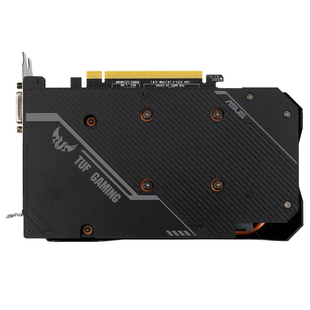 Placa de Vídeo GTX 1660 Ti O6G EVO OC Asus TUF Gaming NVIDIA Geforce, 6GB GDDR6, Preto - TUF-GTX1660TI-O6G-EVO-GAMING