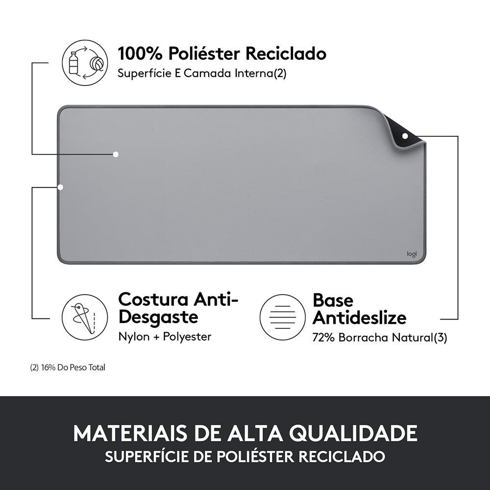 Mousepad Desk Mat Logitech Studio Series, Grande 300x700mm