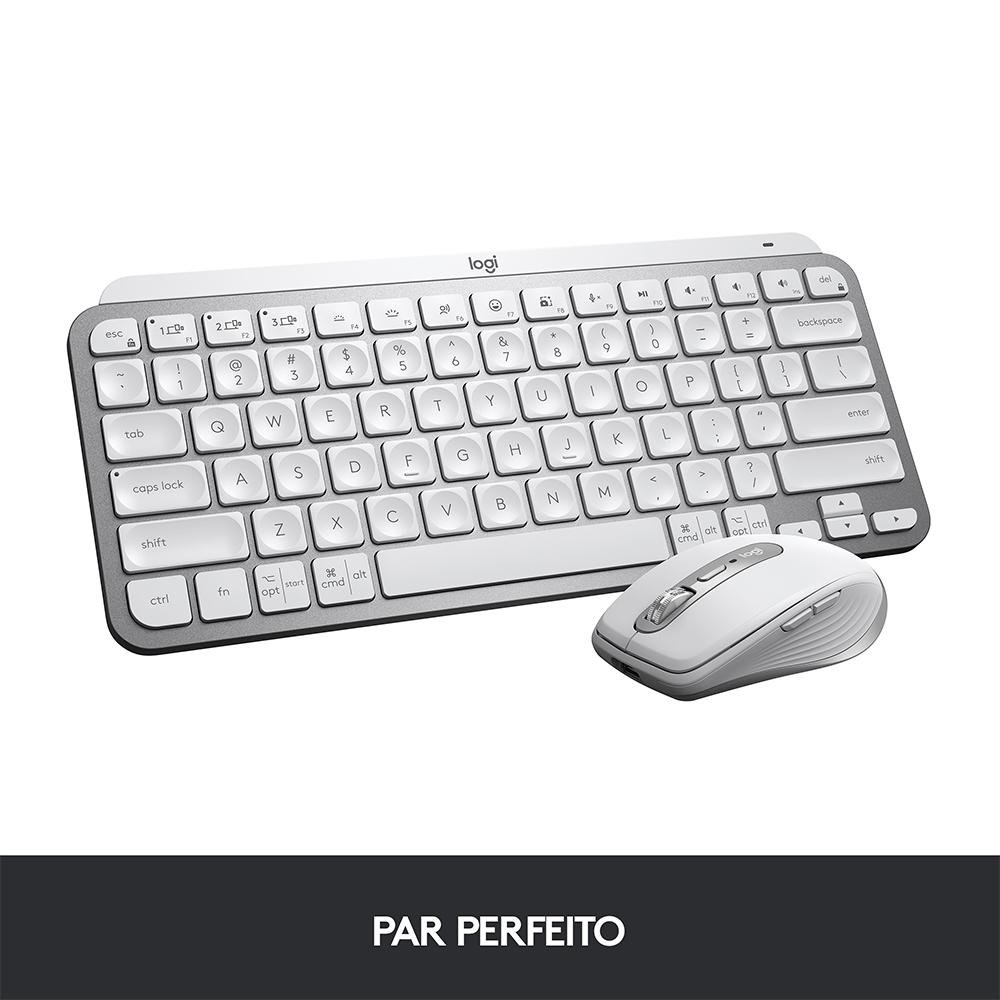 Logitech MX Keys Mini グレー Teclado sem fio Multi-dispositivo Logitech MX Keys Mini Grafite