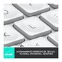 Teclado Sem Fio Logitech MX Keys Mini, Iluminação Smart, Bluetooth, USB, Easy-Switch, Recarregável, Cinza Claro - 920-010506