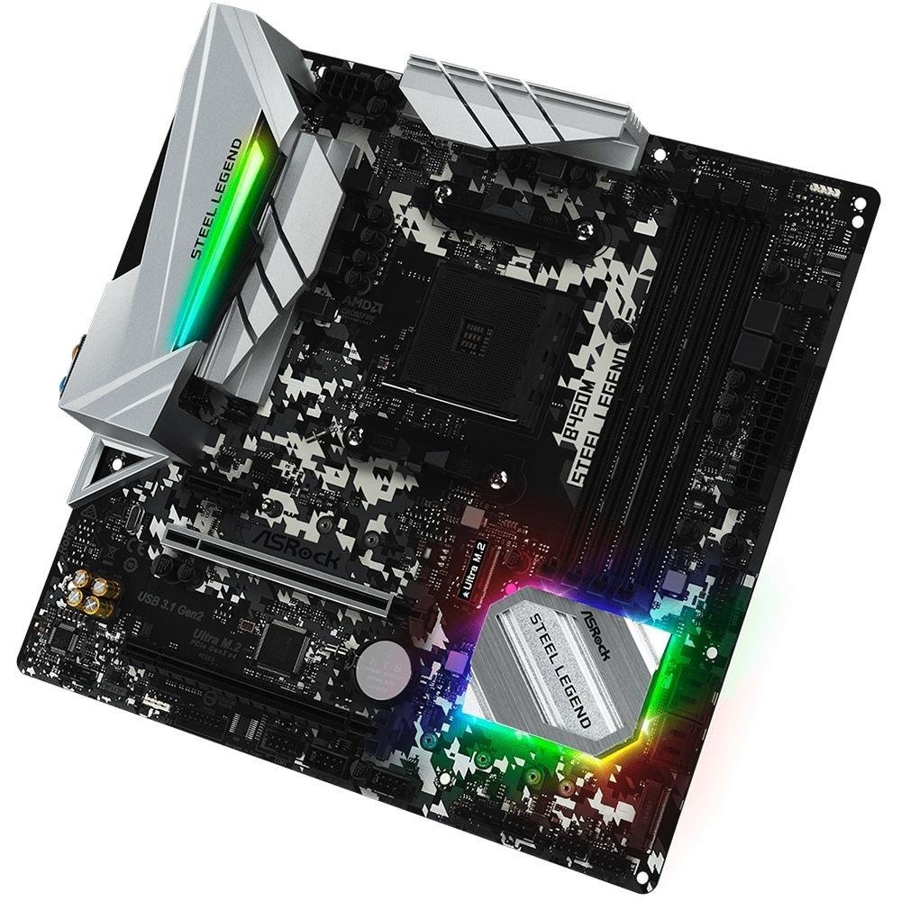 Placa de Vídeo Zotac + Placa mãe ASRock B450M