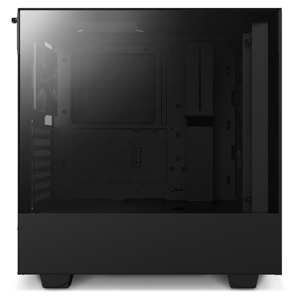 Gabinete Gamer NZXT H510 Flow, MID Tower, com FAN, Lateral em Vidro Temperado, Preto - CA-H52FB-01 Gabinete Gamer NZXT H510 Flow, MID Tower, com FAN, Lateral em Vidro Temperado, Preto - CA-H52FB-01