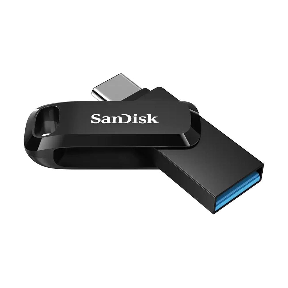 Pen Drive 32GB SanDisk Ultra Dual Drive Go, USB-A/C 3.2, Preto - SDDDC3-032G-G46