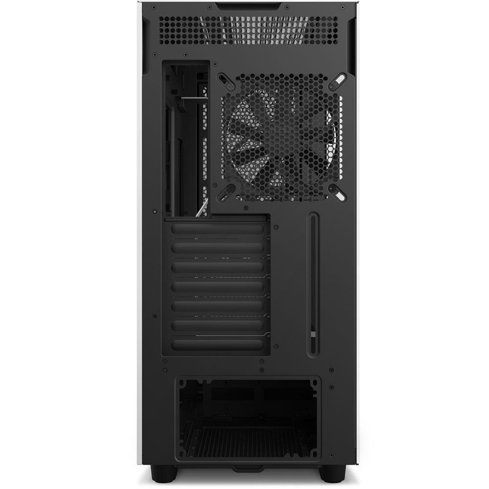 Gabinete NZXT H7 Flow Preto e Branco | KaBuM!