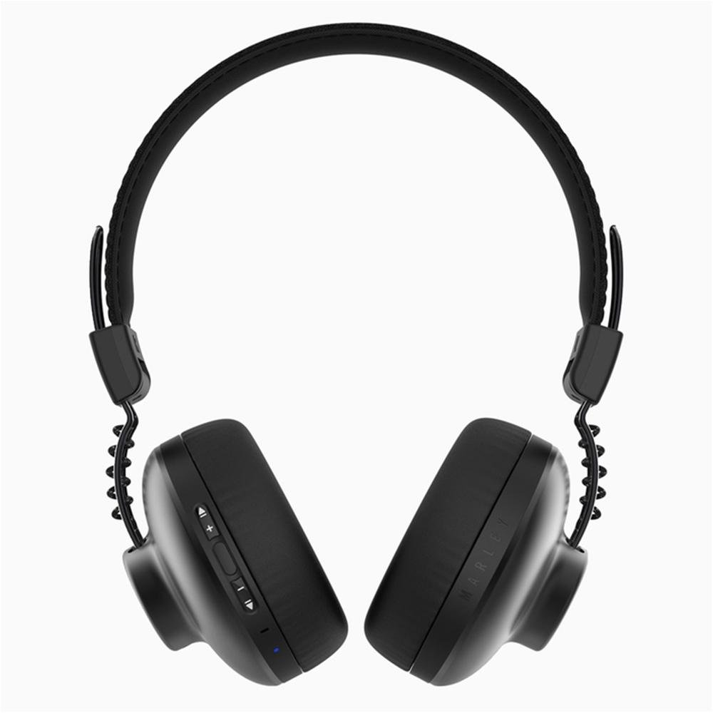 Fone de Ouvido Sem Fio House Of Marley Positive Vibration 2, Bluetooth, Drivers 40mm, Preto - FKAM00000700FGR Fone de Ouvido Sem Fio House Of Marley Positive Vibration 2, Bluetooth, Drivers 40mm, Preto - FKAM00000700FGR