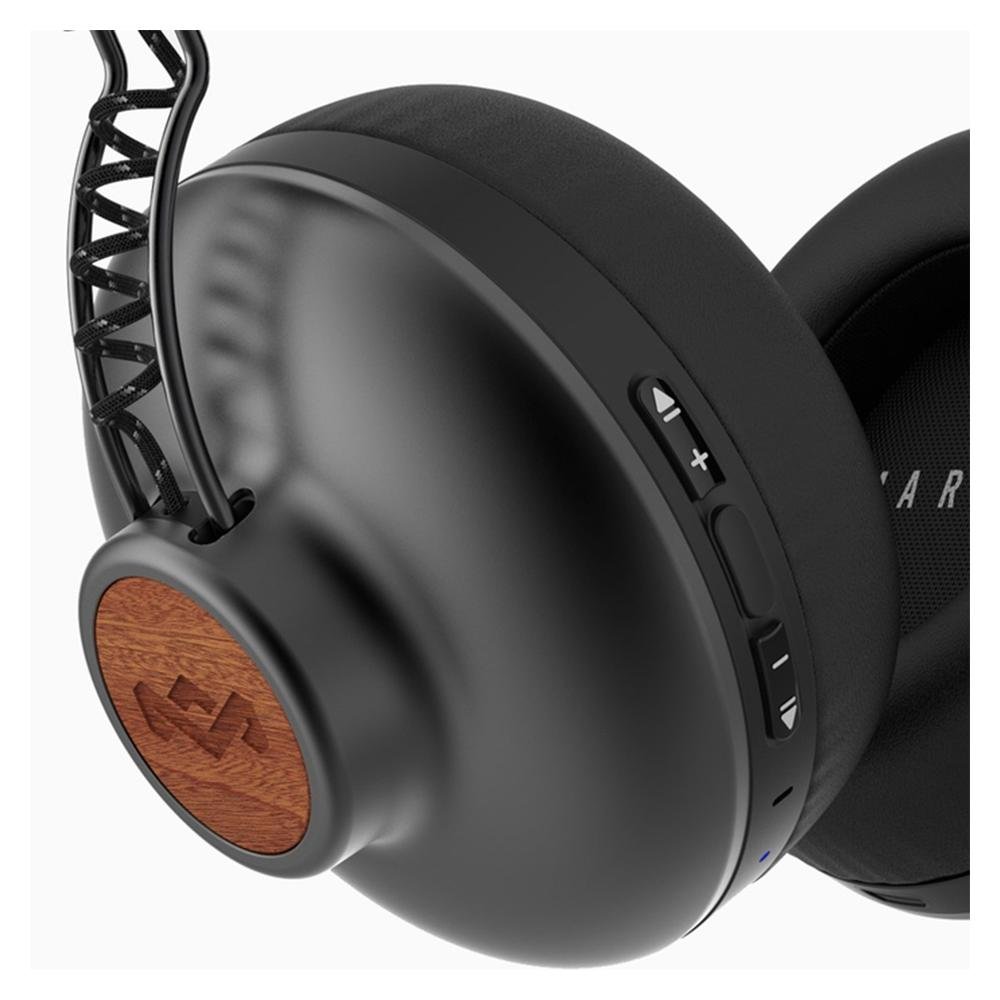 Fone de Ouvido Sem Fio House Of Marley Positive Vibration 2, Bluetooth, Drivers 40mm, Preto - FKAM00000700FGR Fone de Ouvido Sem Fio House Of Marley Positive Vibration 2, Bluetooth, Drivers 40mm, Preto - FKAM00000700FGR