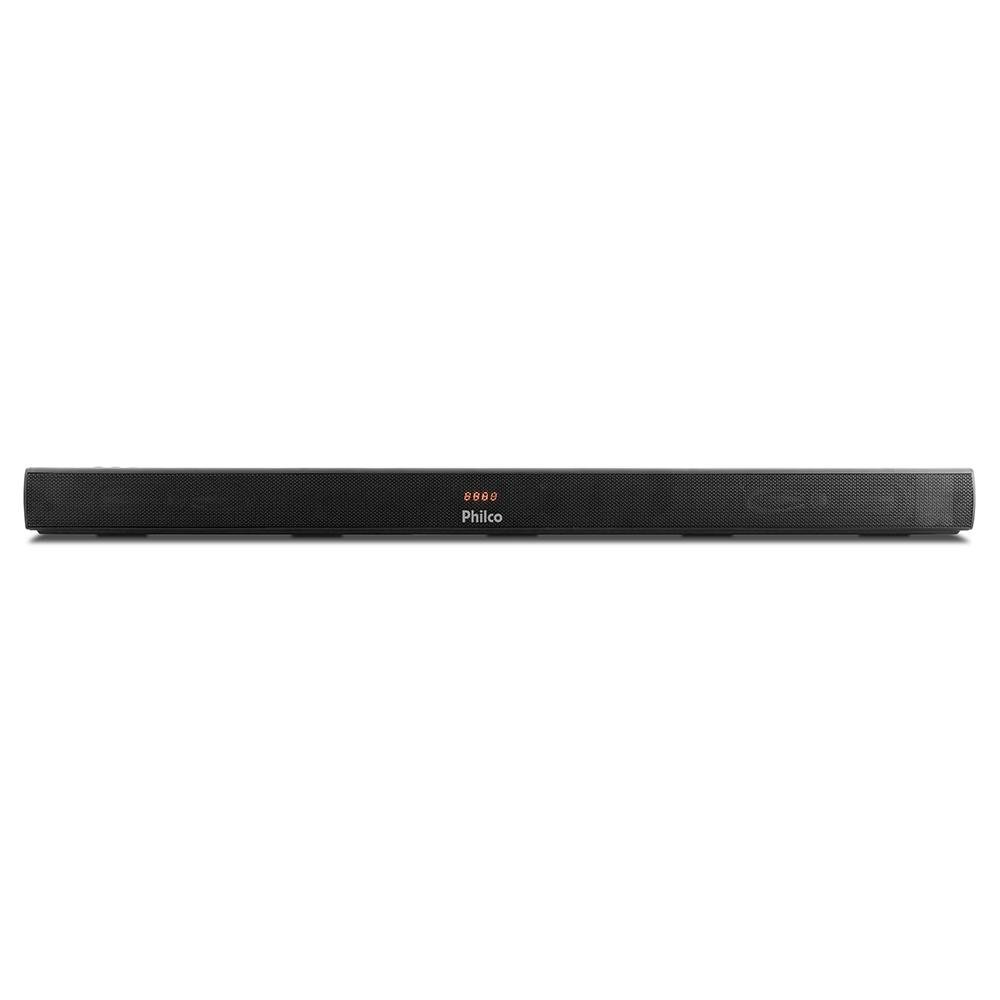 Soundbar Philco PSB05, 2.1 Canais, 320W RMS, Bluetooth, Subwoofer Wireless, Preto - 56603778 Soundbar Philco PSB05, 2.1 Canais, 320W RMS, Bluetooth, Subwoofer Wireless, Preto - 56603778