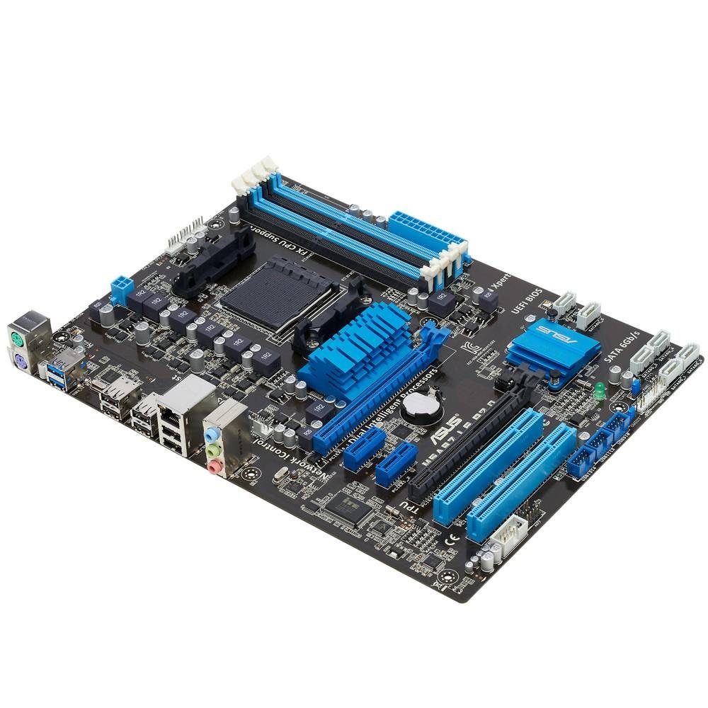 Placa-Mãe ASUS p/ AMD AM3+ ATX M5A97 LE R2.0, 4xDDR3, USB 3.0 Boost, Digi+VRM, Proc 140W, Porta Serial, Saída SPDIF, CrossfireX Placa-Mãe ASUS p/ AMD AM3+ ATX M5A97 LE R2.0, 4xDDR3, USB 3.0 Boost, Digi+VRM, Proc 140W, Porta Serial, Saída SPDIF, CrossfireX