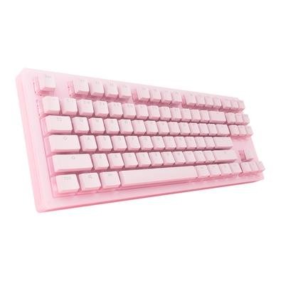 Teclado Mecânico Gamer Akko Sakura Jelly 3087, RGB, Switch Gateron Yellow, ANSI - 6925758609197