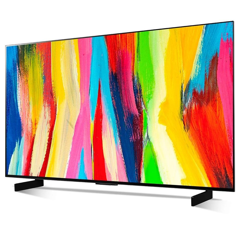 Smart TV LG 42 Polegadas OLED 4K Evo, 4 HDMI, 3 USB, NVIDIA GeForce Now, G-Sync, FreeSync, ThinQ Google, Alexa, Preto - OLED42C2PSA Smart TV LG 42 Polegadas OLED 4K Evo, 4 HDMI, 3 USB, NVIDIA GeForce Now, G-Sync, FreeSync, ThinQ Google, Alexa, Preto - OLED42C2PSA