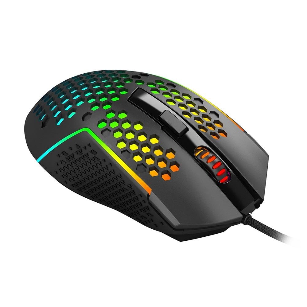 Mouse Gamer Redragon Reaping, Chroma Mk2, RGB, 12400DPI, Optical Switch, 6 Botões, Preto - M987-K