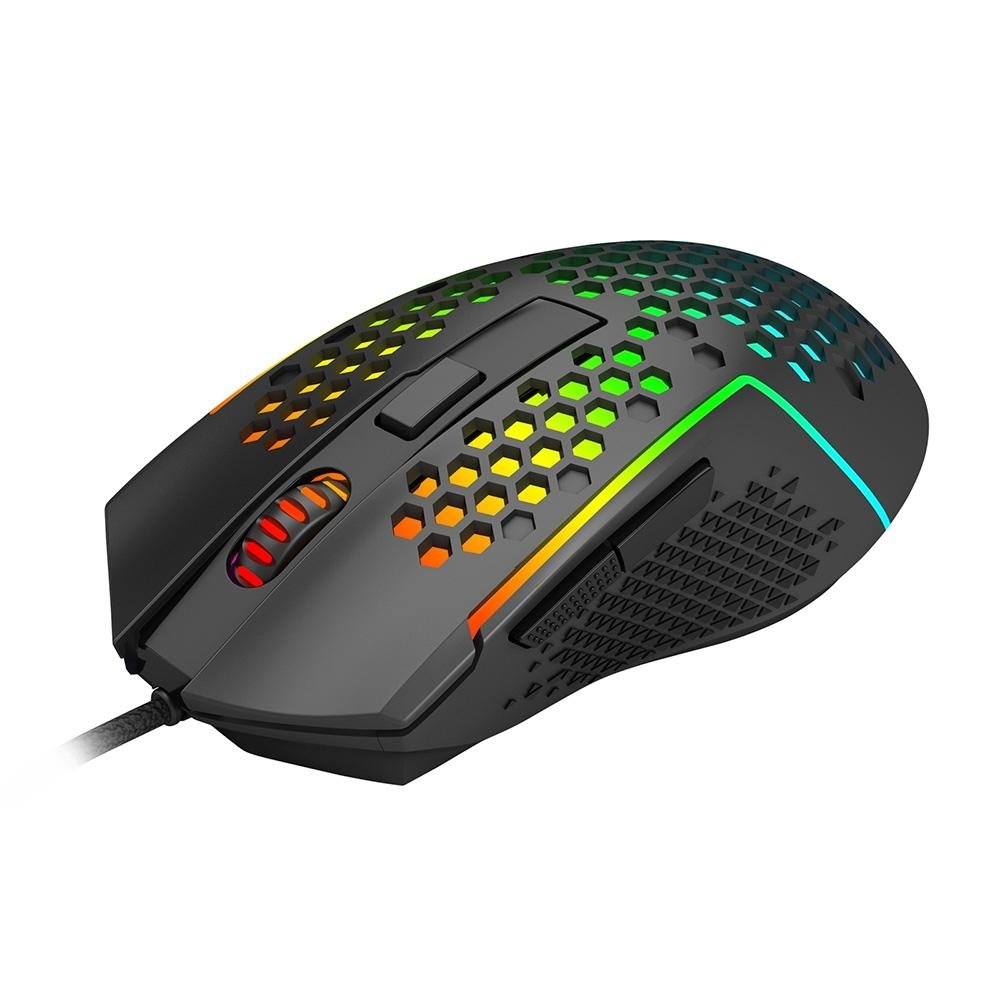 Mouse Gamer Redragon Reaping, Chroma Mk2, RGB, 12400DPI, Optical Switch, 6 Botões, Preto - M987-K