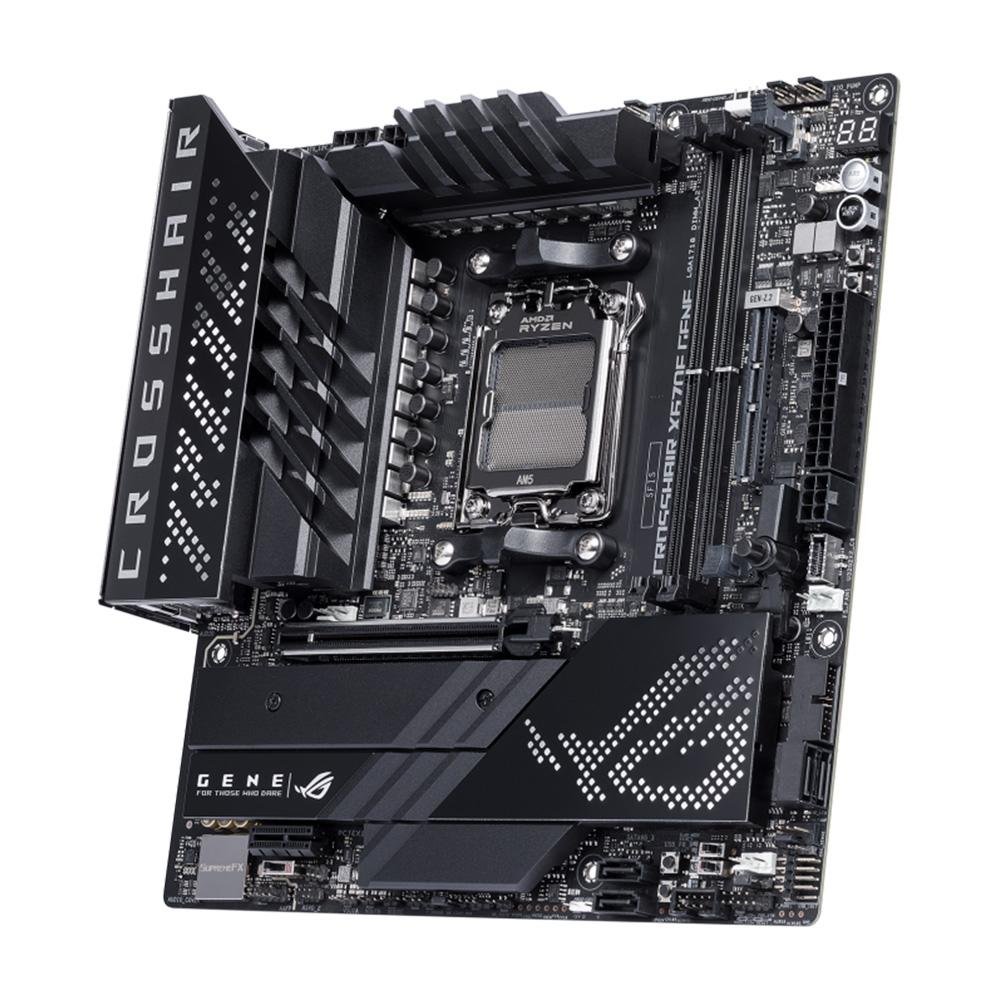 マザーボード ASUS ROG CROSSHAIR X670 GENE Placa-Mãe Asus Rog Crosshair X670E Gene | KaBuM!