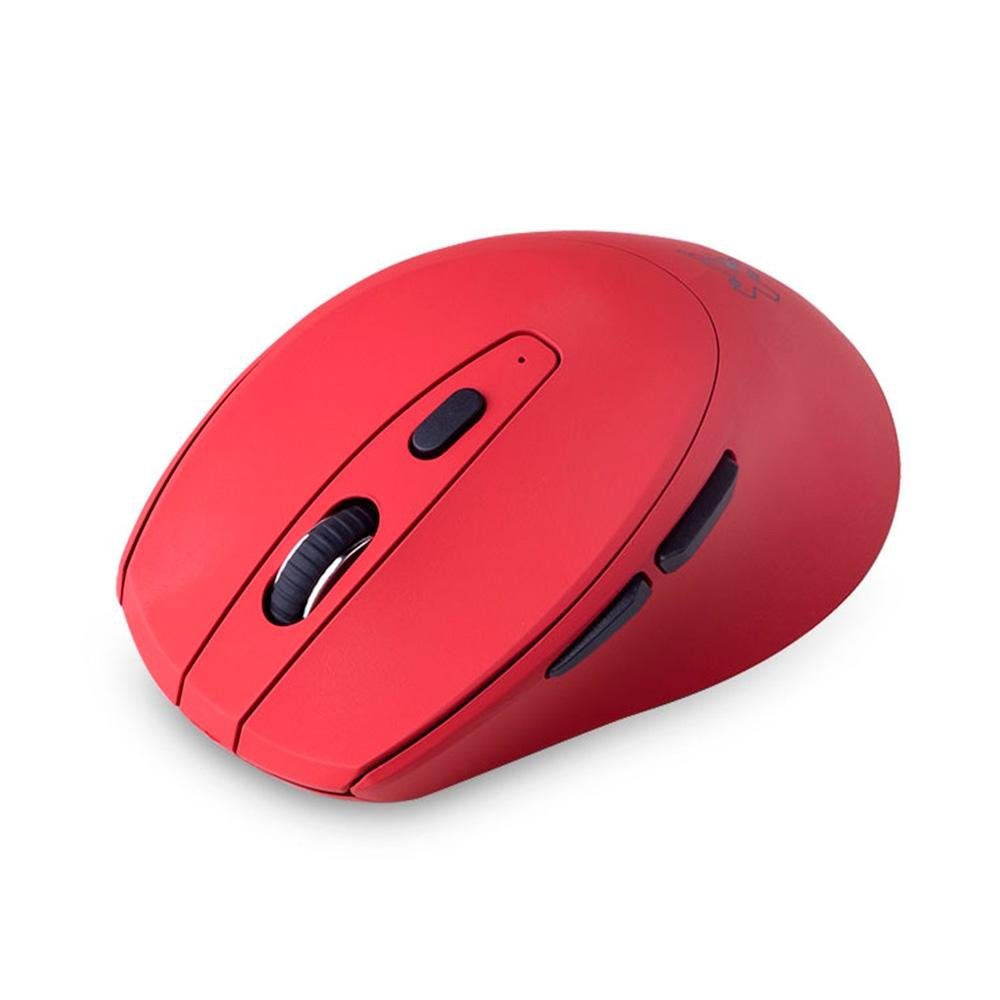 Mouse Maxprint Oriente Sem Fio, 1600 DPI, 6 Botões, USB, Vermelho - 60000109