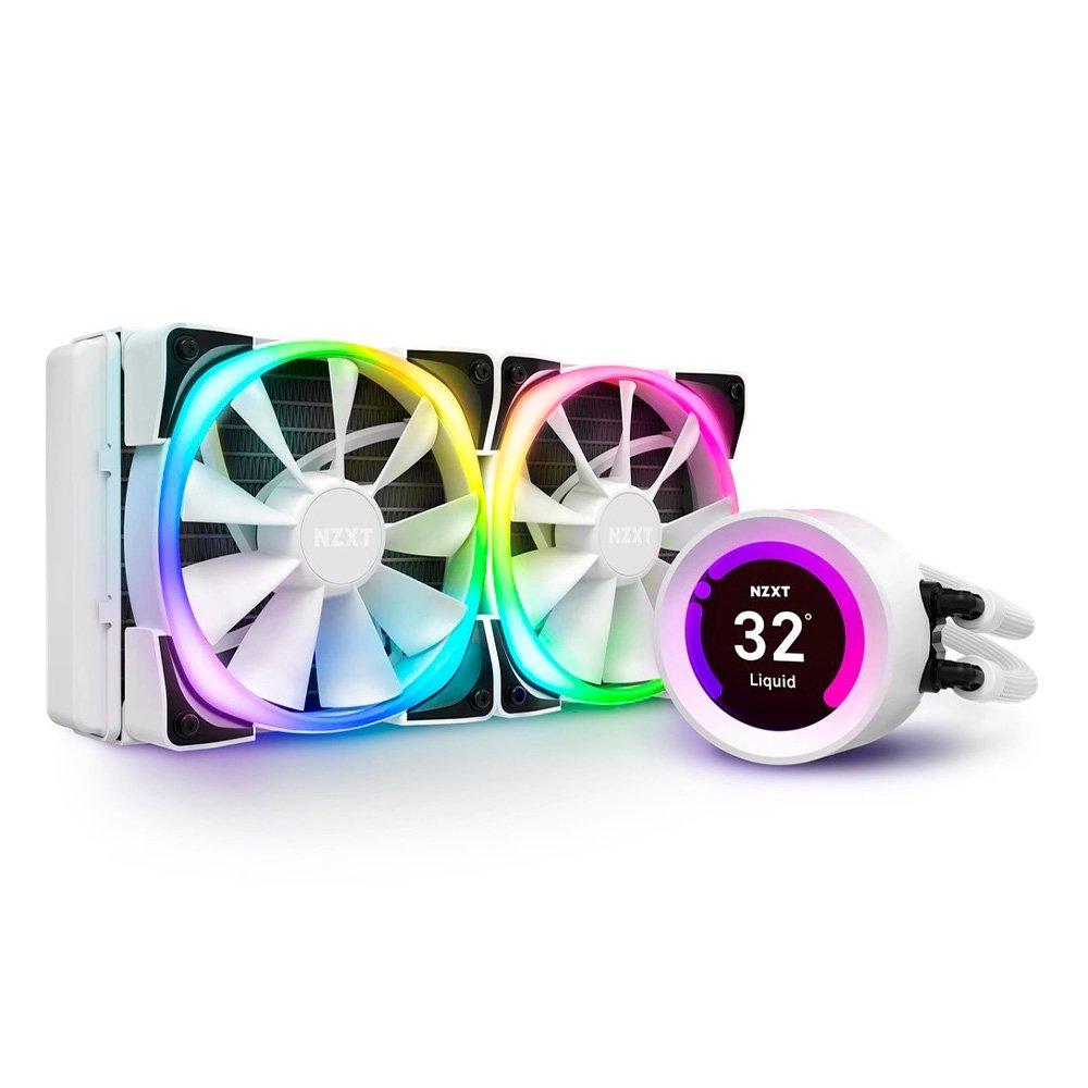 NZXT KRAKEN Z53 RGB WHITE 白 簡易水冷 240mm Water Cooler Kraken Z53 | KaBuM!