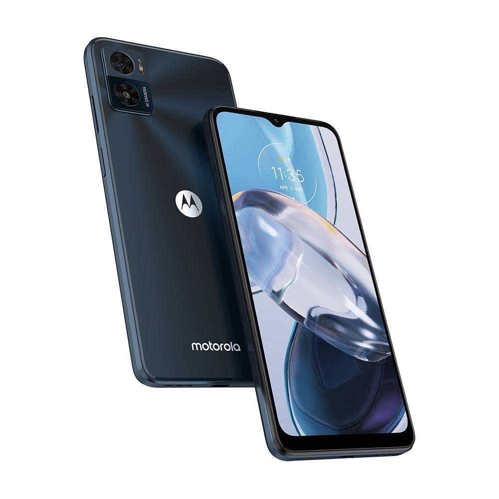 Smartphone Motorola Moto E22, 64GB, 4GB RAM, Octa Core, Câmera 16MP, Tela de 6.5, Preto - PAVU0000BR Smartphone Motorola Moto E22, 64GB, 4GB RAM, Octa Core, Câmera 16MP, Tela de 6.5, Preto - PAVU0000BR