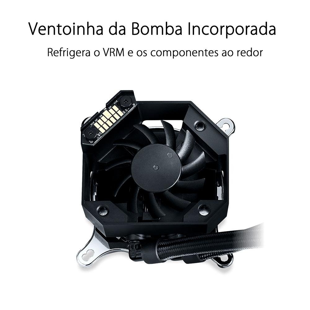 Water Cooler Asus ROG Ryujin II, 360mm, AMD e Intel para PC