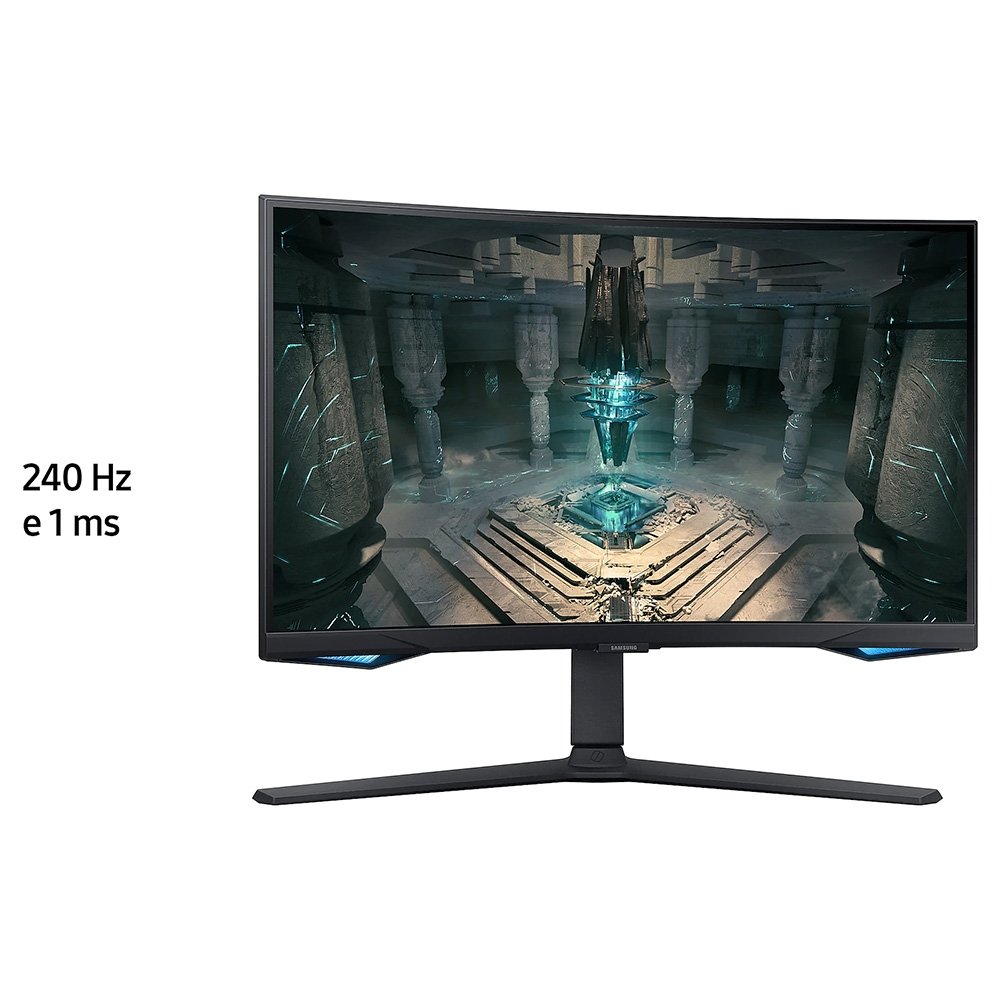 Monitor Gamer Curvo Samsung Odyssey G6 27", 240Hz, QHD, 1ms, DisplayPort e HDMI, HDR, FreeSync Premium - LS27BG650ELXZD Monitor Gamer Curvo Samsung Odyssey G6 27", 240Hz, QHD, 1ms, DisplayPort e HDMI, HDR, FreeSync Premium - LS27BG650ELXZD