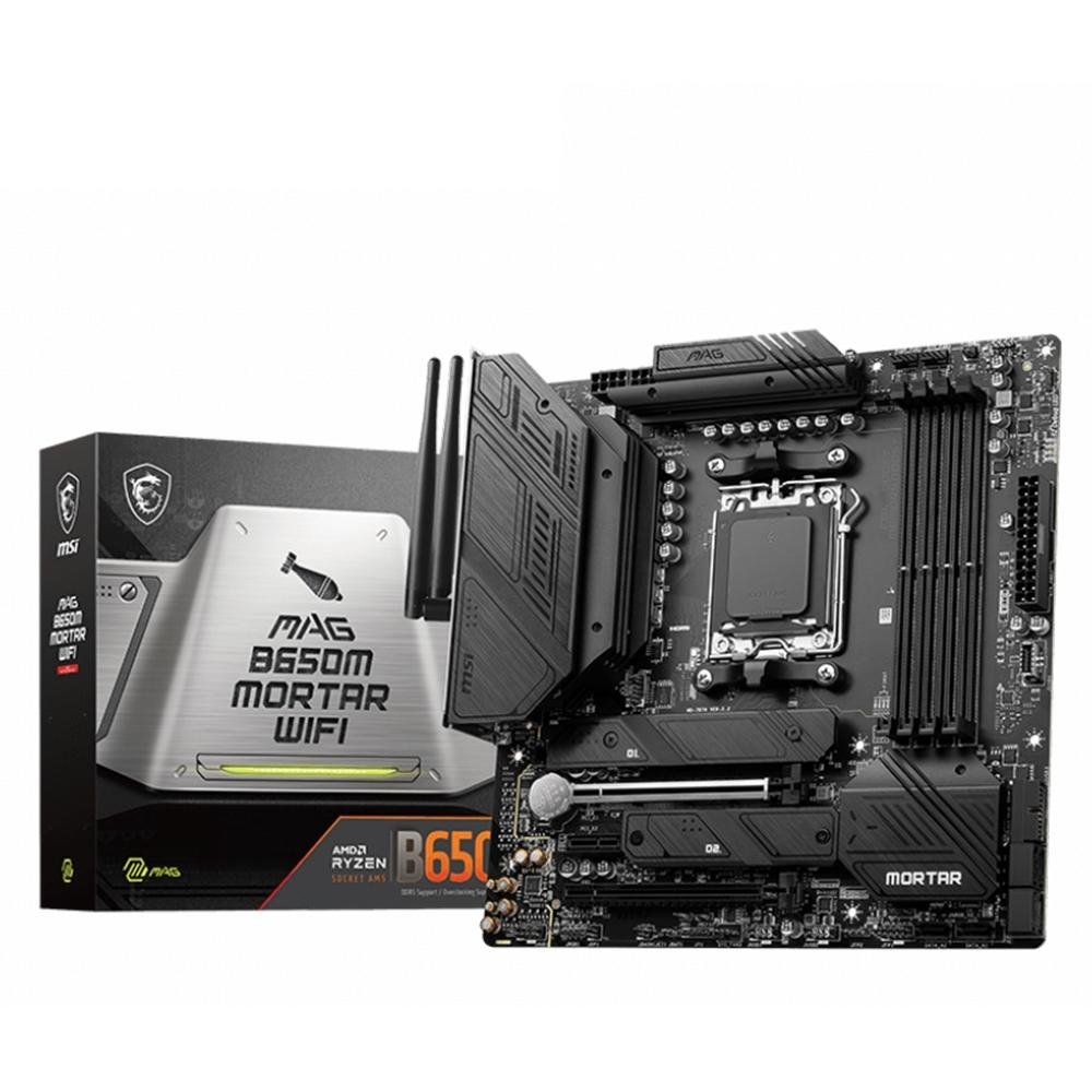Placa-Mãe B650M MSI MAG Mortar Wi-Fi | KaBuM!