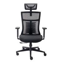Cadeira Office Elements Vertta Pro, Até 150 kg, Reclinável, Braços 3D, Cilindro Classe 4, Preto - 70046