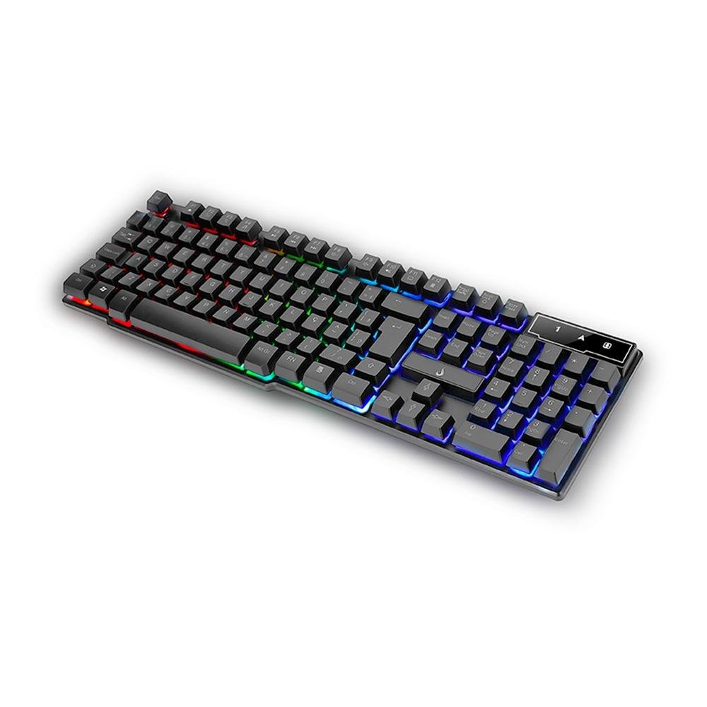 Teclado Semi Mecânico Gamer Rise Mode G1 Full, Membrana, USB, Preto