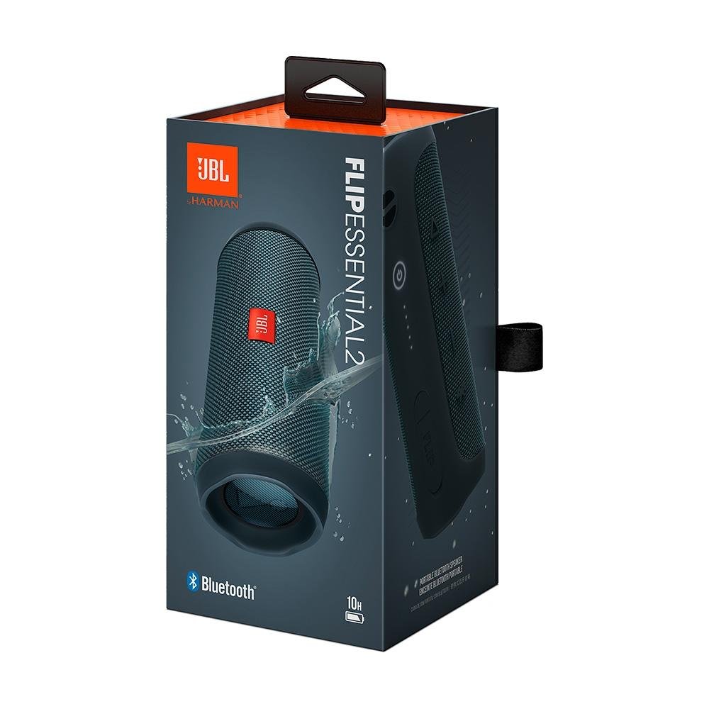 JBL FLIP ESSENTIAL 2 ブラック Caixa Som Portátil JBL Flip Essential 2 | KaBuM!