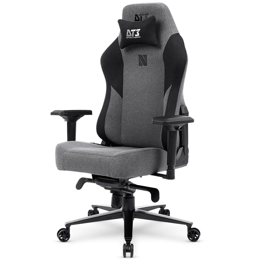 Cadeira Gamer Ergonômica DT3 Nero, Até 140kg, com Almofada, Reclinável, Braço 4D, Cilindro de Gás Classe 4, Grafite - 13748-3 Cadeira Gamer Ergonômica DT3 Nero, Até 140kg, com Almofada, Reclinável, Braço 4D, Cilindro de Gás Classe 4, Grafite - 13748-3
