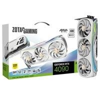 Placa de Video RTX 4090 AMP Extreme AIRO Edition Zotac Gaming NVIDIA GeForce 24 GB GDDR6X ARGB DLSS Ray Tracing Branco - ZT-D40900K-10P