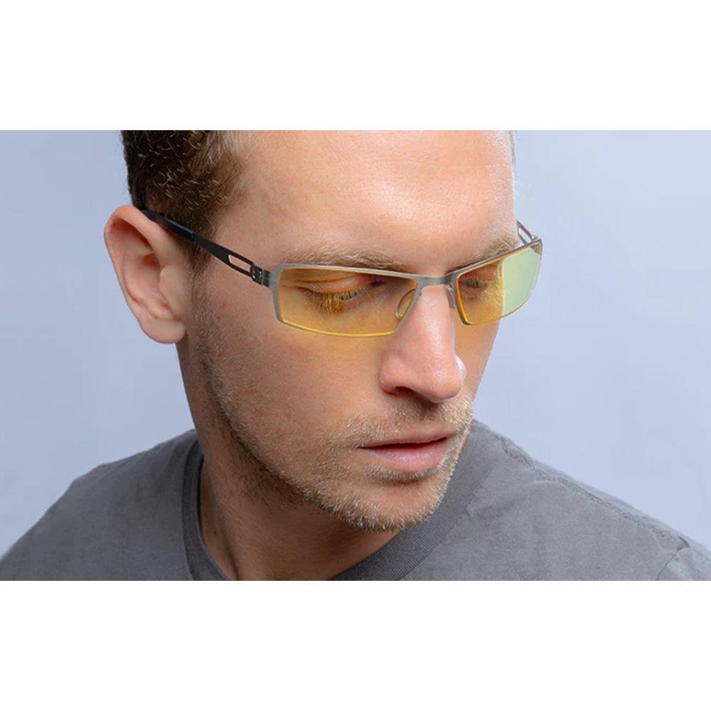 Óculos Gamer Gunnar Sheadog, Lente Âmbar, Armação Mercúrio - G0005-C011