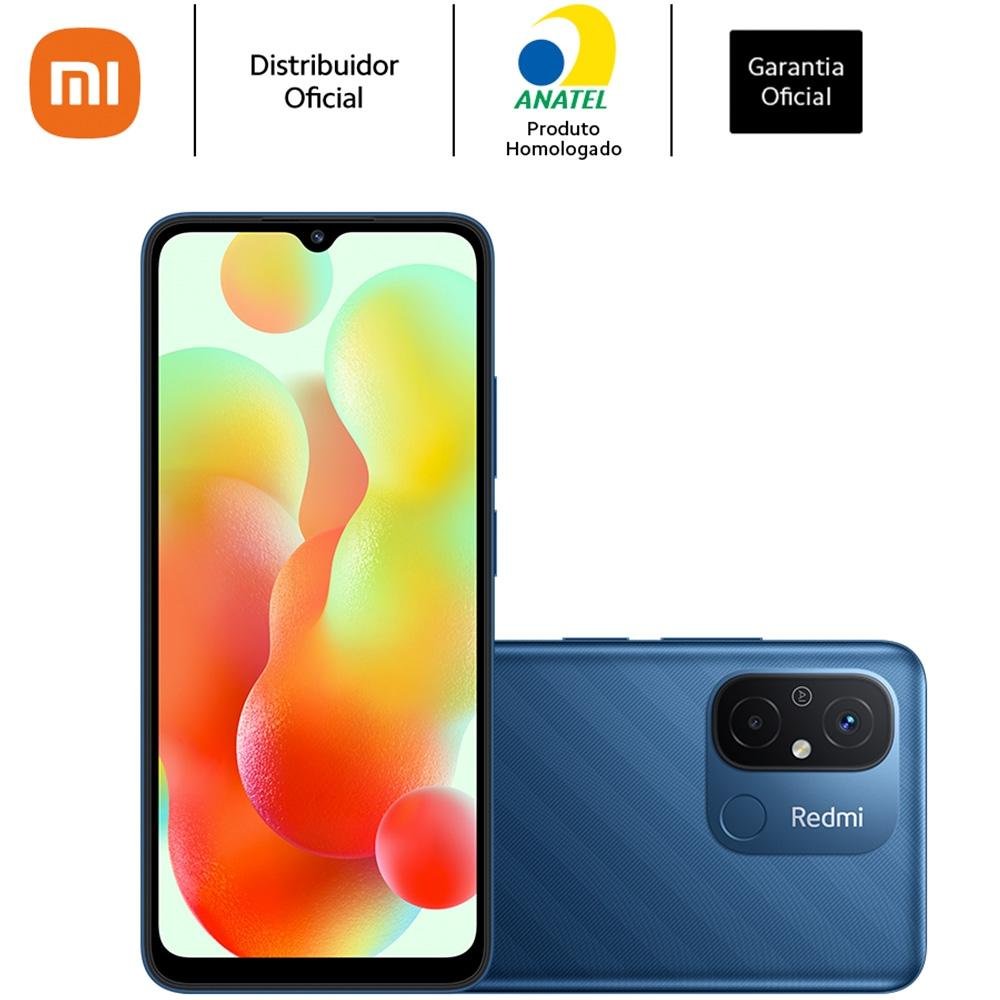 Smartphone Xiaomi Redmi 12C, 128GB, 4GB RAM, Azul