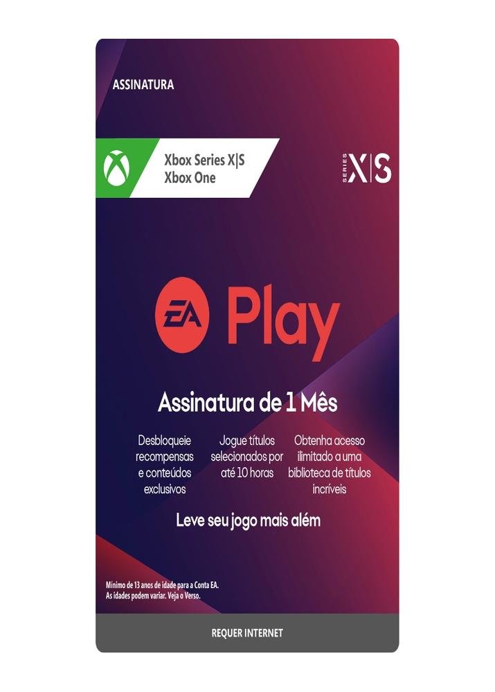 Gift Card EA Play: 1 Mês de Assinatura - Produto Digital Gift Card EA Play: 1 Mês de Assinatura - Produto Digital