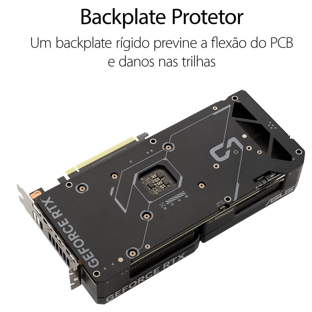 Placa de Vídeo RTX 4070 Asus OC Edition NVIDIA GeForce, 12 GB GDDR6X, DLSS 3, Ray Tracing - DUAL-RTX4070-O12G Placa de Vídeo RTX 4070 Asus OC Edition NVIDIA GeForce, 12 GB GDDR6X, DLSS 3, Ray Tracing - DUAL-RTX4070-O12G