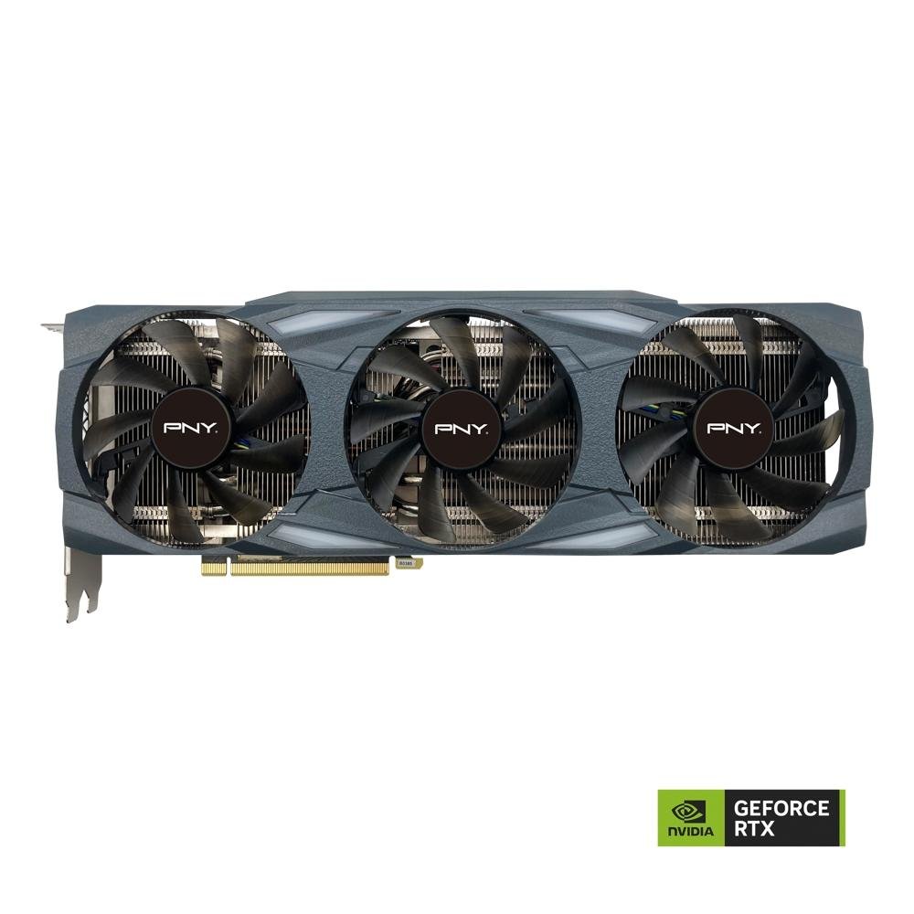 Placa de Video RTX 3070 Ti UPRISING Triple Fan PNY NVIDIA GeForce, 8 GB GDDR6X, DLSS, Ray Tracing - VCG3071T8TFMPB Placa de Video RTX 3070 Ti UPRISING Triple Fan PNY NVIDIA GeForce, 8 GB GDDR6X, DLSS, Ray Tracing - VCG3071T8TFMPB