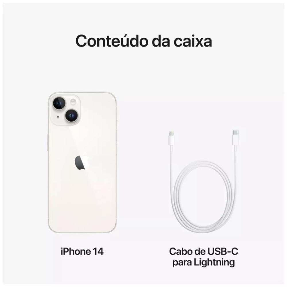 iPhone 14 Apple 256GB Estelar | KaBuM!