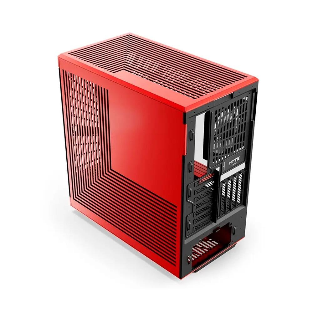 Gabinete Gamer Hyte Y40, Mid Tower, ATX, Vidro Temperado, 2x Fans, Preto e Vermelho - CS-HYTE-Y40-BR Gabinete Gamer Hyte Y40, Mid Tower, ATX, Vidro Temperado, 2x Fans, Preto e Vermelho - CS-HYTE-Y40-BR