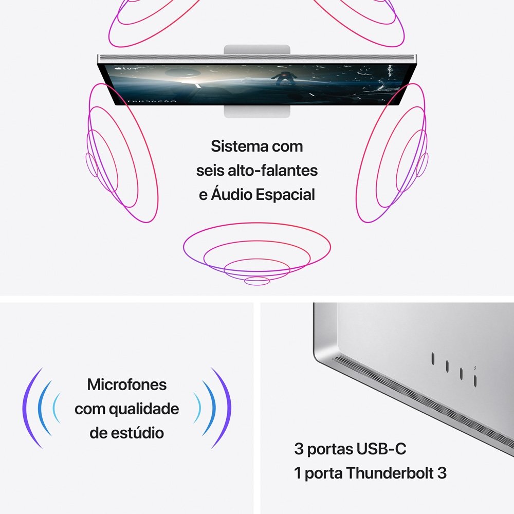 Apple Studio Display, Vidro Nano-Texture | KaBuM!