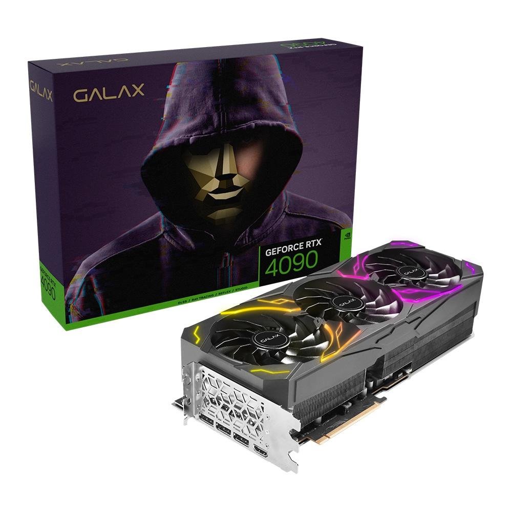 Placa de Vídeo RTX 4090 SG 1-Click OC Galax NVIDIA GeForce, 24 GB GDDR6X, ARGB, DLSS, G-Sync, 384 bits - 49NXM5MD6DSGBR Placa de Vídeo RTX 4090 SG 1-Click OC Galax NVIDIA GeForce, 24 GB GDDR6X, ARGB, DLSS, G-Sync, 384 bits - 49NXM5MD6DSGBR