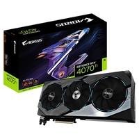 Placa de Vídeo RTX 4070 Ti Elite 12G Aorus Gigabyte NVIDIA GeForce 12GB GDDR6X 192bits RGB DLSS Ray Tracing - GV-N407TAORUS E-12GD