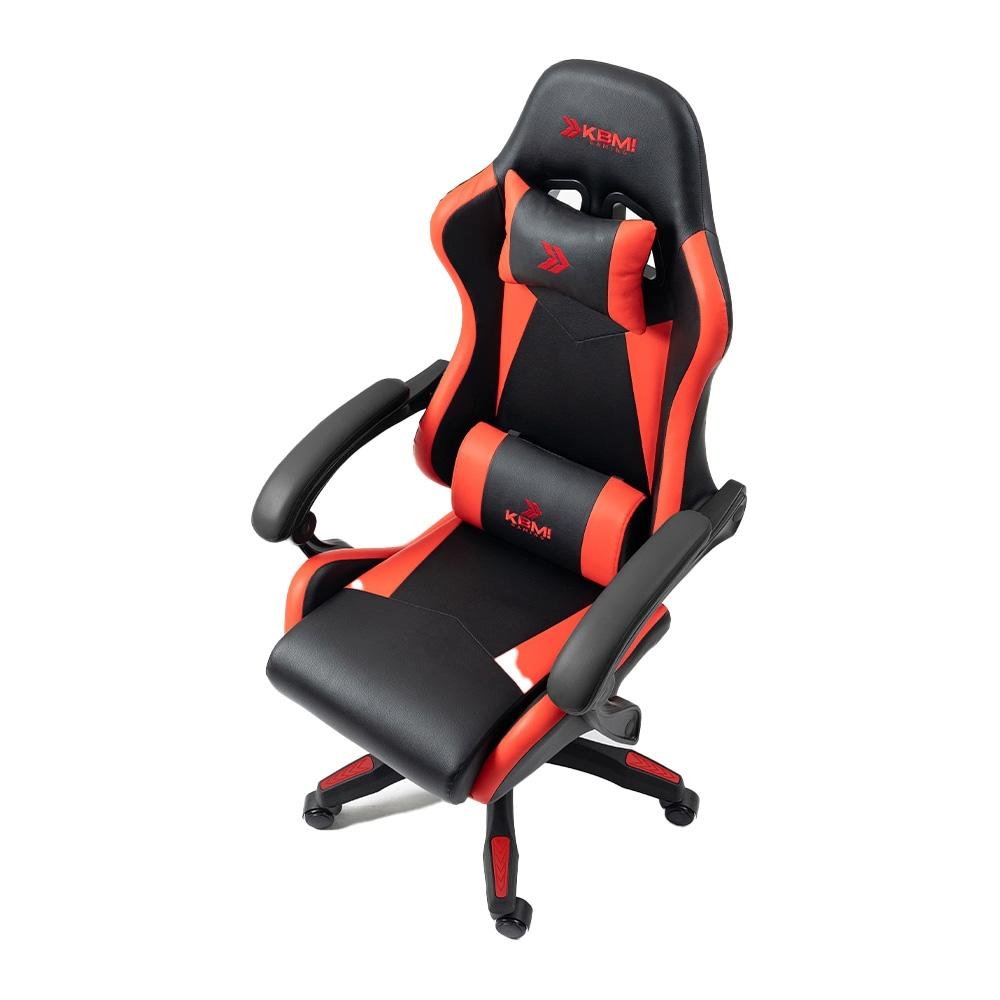 Cadeira Gamer KBM! GAMING CG200, Preto e Vermelho - Pistão Classe 4, Almofadas cabeça e lombar - KGCG200PTVM Cadeira Gamer KBM! GAMING CG200, Preto e Vermelho - Pistão Classe 4, Almofadas cabeça e lombar - KGCG200PTVM