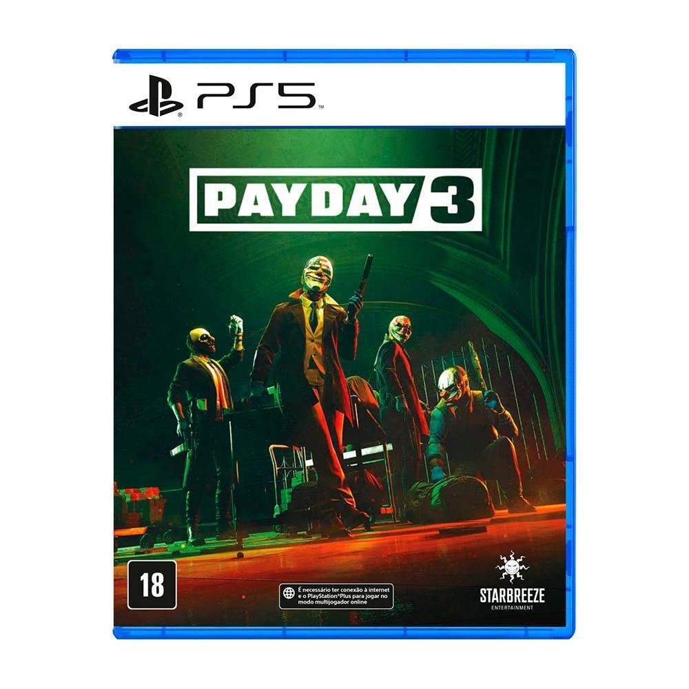 Jogo Pay Day 3, PS5 - PL000001PS5 Jogo Pay Day 3, PS5 - PL000001PS5
