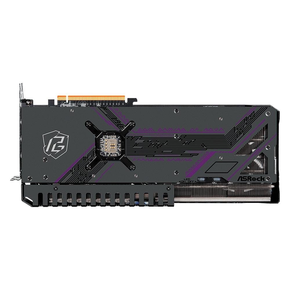Placa de Vídeo RX 7700 XT Phantom Gaming 12G OC ASRock AMD Radeon, 12GB, GDDR6, Ray Tracing - 90-GA4LZZ-00UANF Placa de Vídeo RX 7700 XT Phantom Gaming 12G OC ASRock AMD Radeon, 12GB, GDDR6, Ray Tracing - 90-GA4LZZ-00UANF