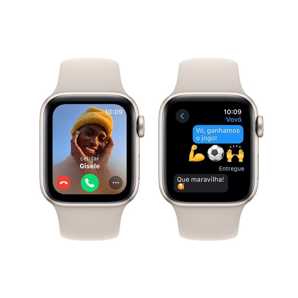 Apple Watch SE 40mm GPS Alumínio | KaBuM!