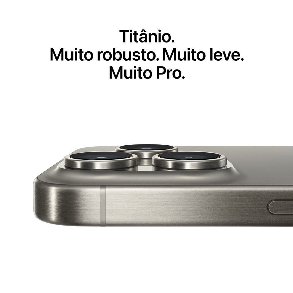 IPhone 15 Pro Apple 1TB, 6.1 Titânio Azul | KaBuM!