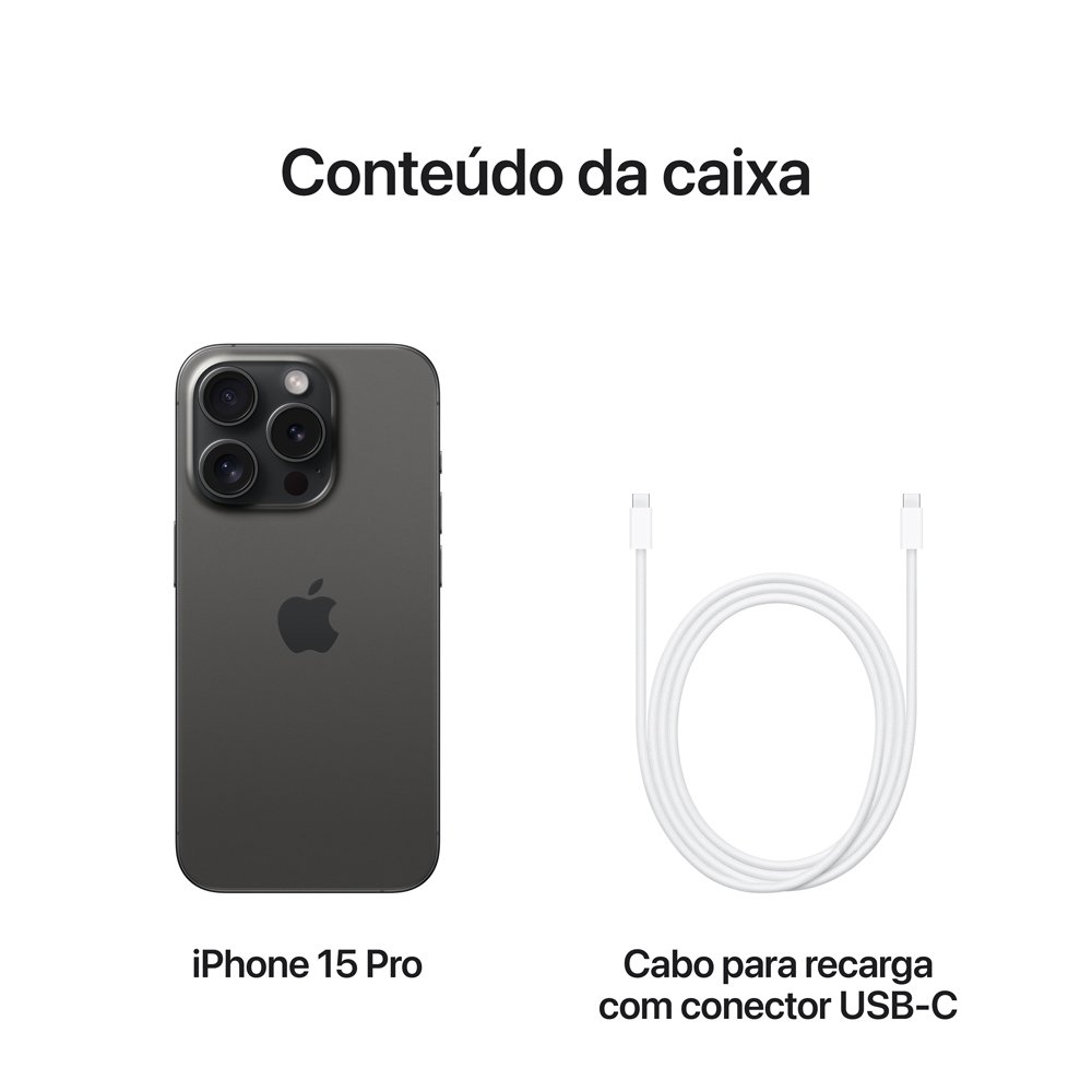 IPhone 15 Pro Apple 1TB, 6.1 Titânio Azul | KaBuM!